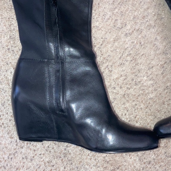 Arturo Chiang black leather boots - Picture 3 of 4